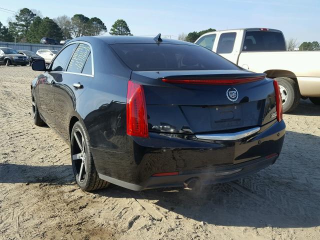 1G6AA5RA4D0143360 - 2013 CADILLAC ATS BLACK photo 3