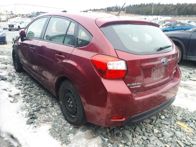 JF1GPAC61E9284232 - 2014 SUBARU IMPREZA PR RED photo 3