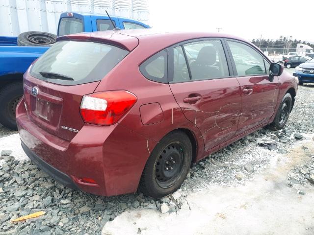 JF1GPAC61E9284232 - 2014 SUBARU IMPREZA PR RED photo 4