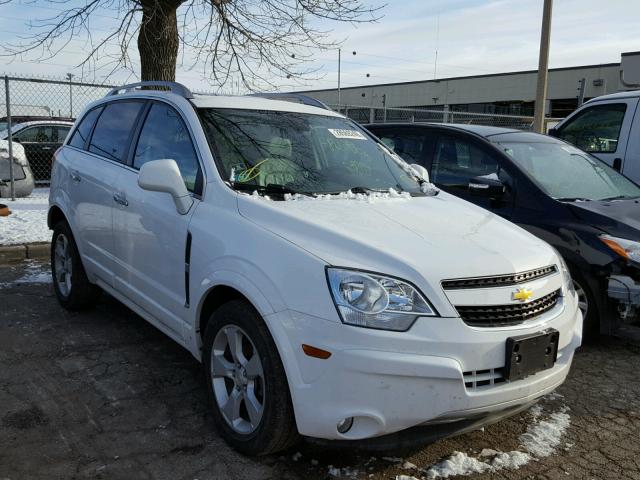 3GNAL4EK4ES554940 - 2014 CHEVROLET CAPTIVA LT WHITE photo 1