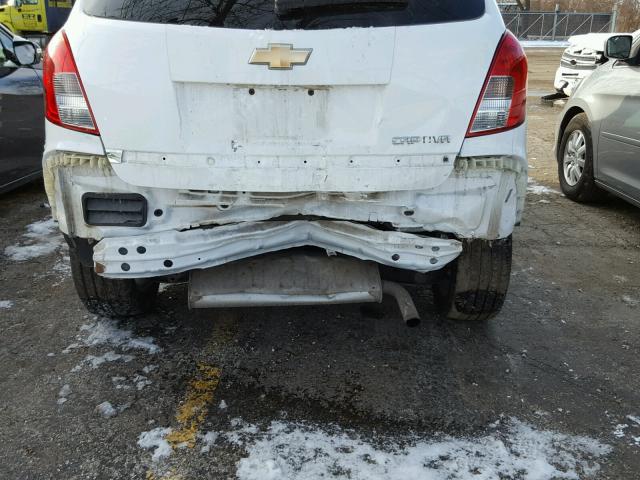 3GNAL4EK4ES554940 - 2014 CHEVROLET CAPTIVA LT WHITE photo 9