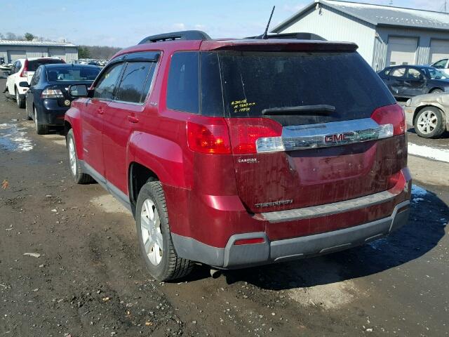 2GKFLTEKXD6312504 - 2013 GMC TERRAIN SL RED photo 3