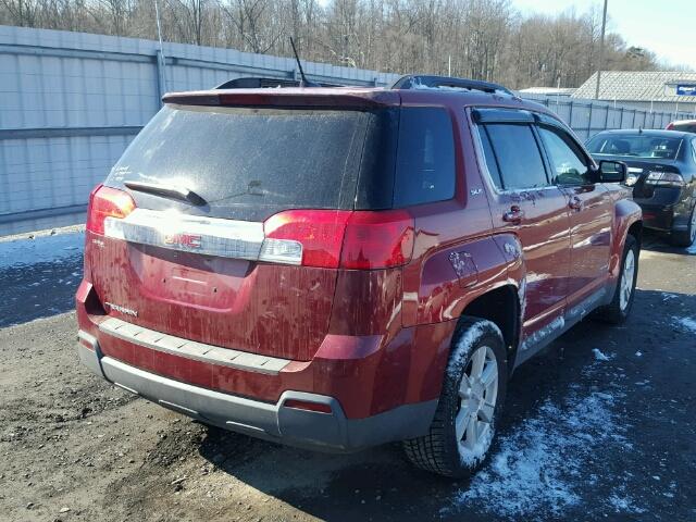 2GKFLTEKXD6312504 - 2013 GMC TERRAIN SL RED photo 4