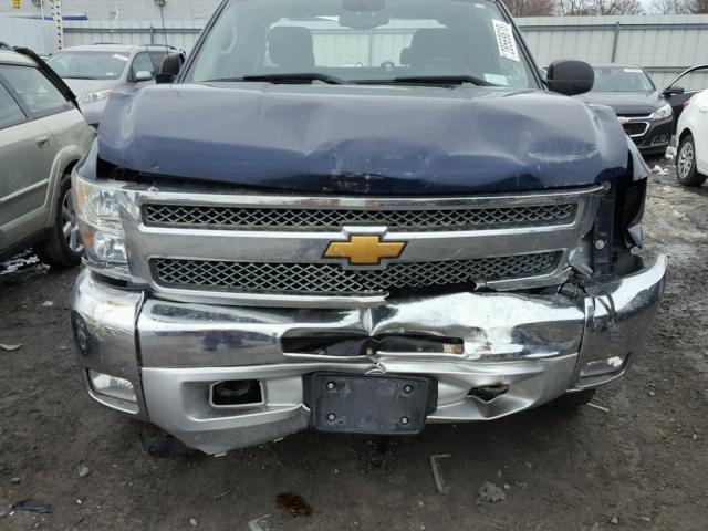 1GCPKSE71CF143812 - 2012 CHEVROLET SILVERADO BLUE photo 7