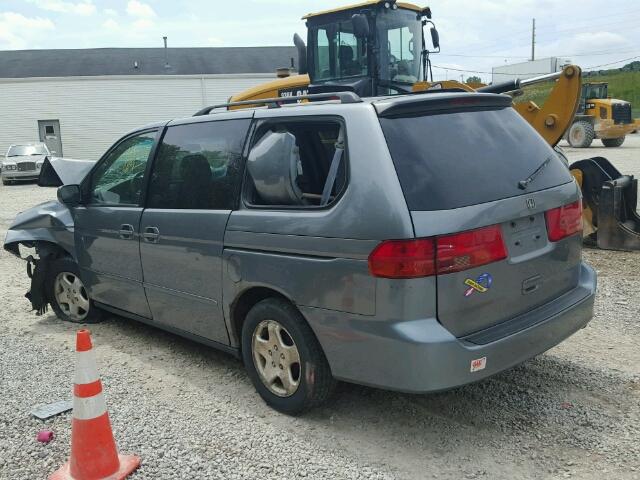 2HKRL1862YH570562 - 2000 HONDA ODYSSEY EX GRAY photo 3