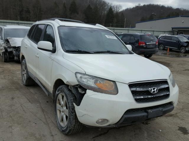 5NMSH73E17H012119 - 2007 HYUNDAI SANTA FE S WHITE photo 1