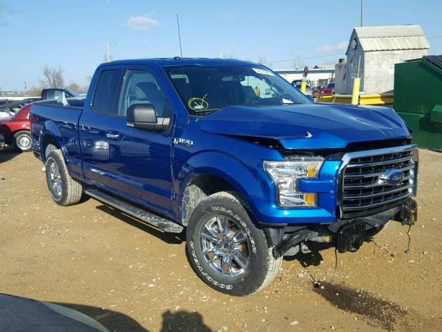 1FTFX1EF8HKD35368 - 2017 FORD F150 SUPER BLUE photo 1