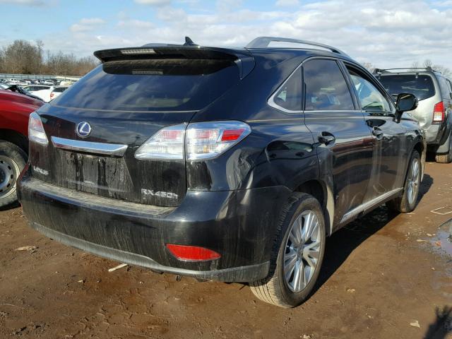 JTJBC1BA7A2015755 - 2010 LEXUS RX 450 BLACK photo 4