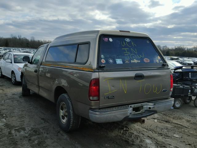 1FTRF17202NB36752 - 2002 FORD F150 BEIGE photo 3