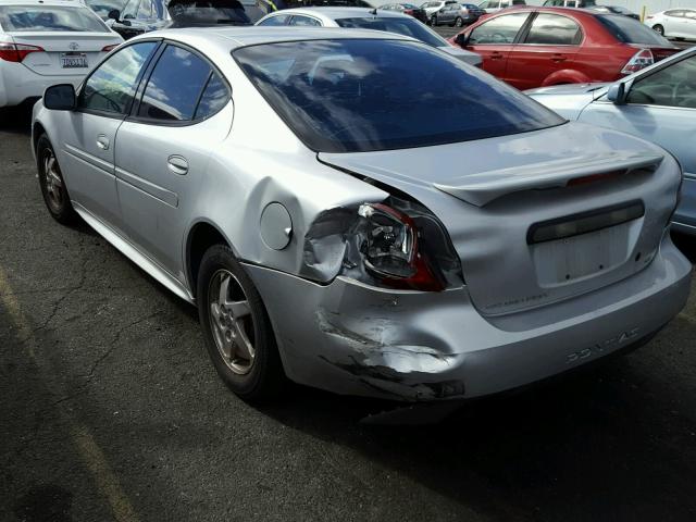 2G2WS542X41291571 - 2004 PONTIAC GRAND PRIX GRAY photo 3