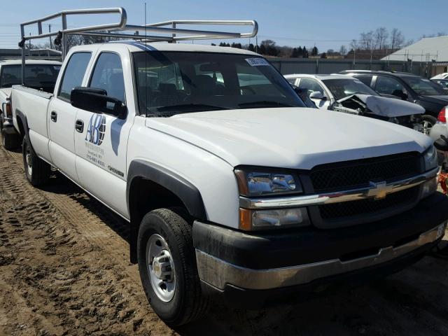 1GCHC23G64F148347 - 2004 CHEVROLET SILVERADO WHITE photo 1