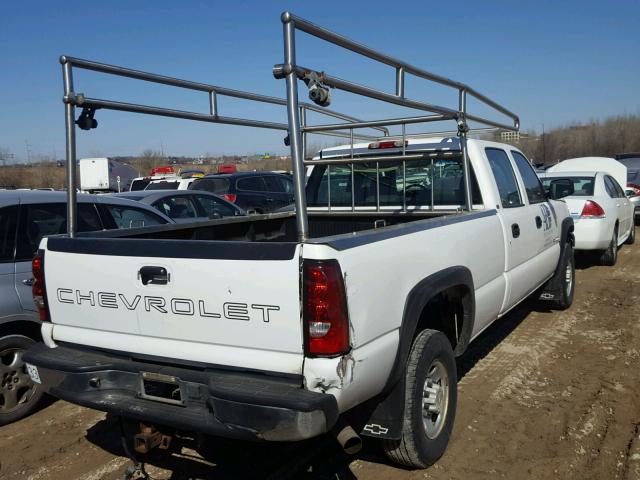 1GCHC23G64F148347 - 2004 CHEVROLET SILVERADO WHITE photo 4