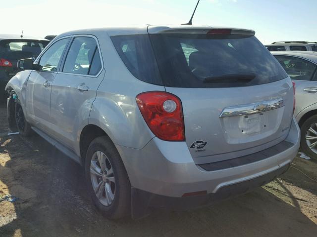 2GNFLEEK2E6226829 - 2014 CHEVROLET EQUINOX LS SILVER photo 3