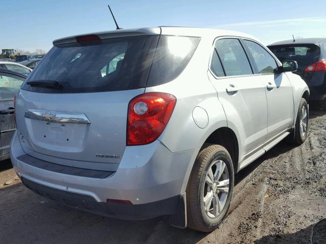 2GNFLEEK2E6226829 - 2014 CHEVROLET EQUINOX LS SILVER photo 4