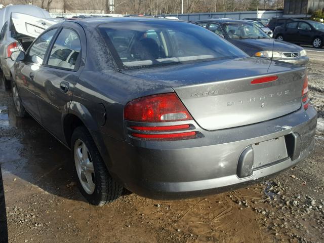 1B3EL46X85N694764 - 2005 DODGE STRATUS SX GRAY photo 3