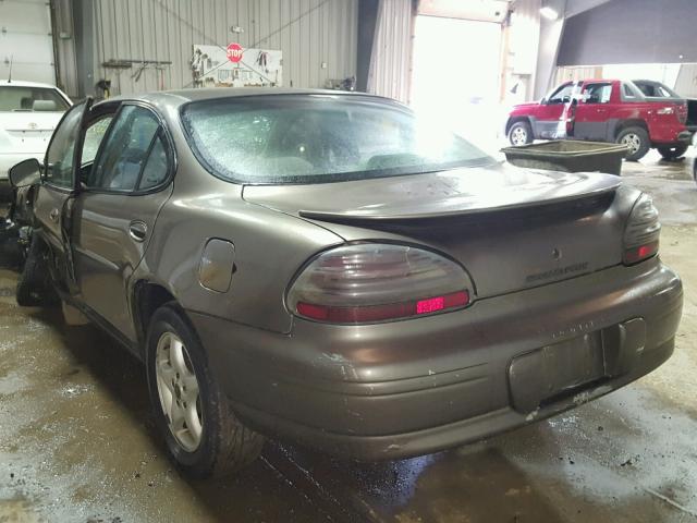 1G2WK52J21F198980 - 2001 PONTIAC GRAND PRIX BROWN photo 3