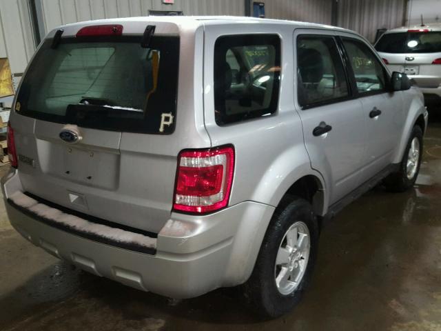 1FMCU0C70AKC47756 - 2010 FORD ESCAPE XLS SILVER photo 4