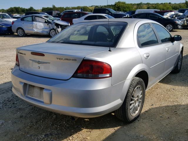 1C3EL56R84N348805 - 2004 CHRYSLER SEBRING LX SILVER photo 4