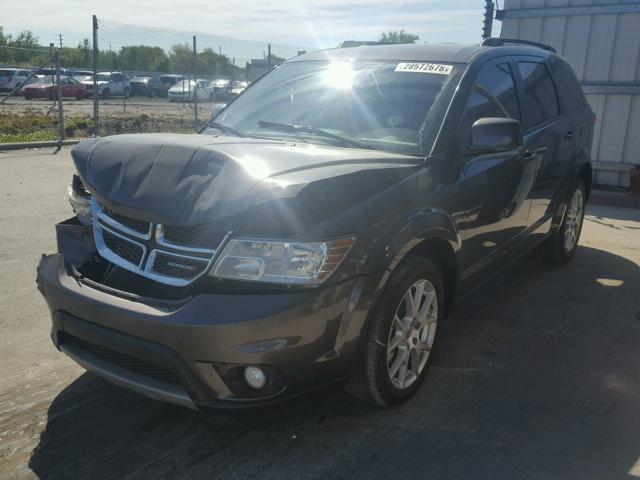 3C4PDCBG2HT544142 - 2017 DODGE JOURNEY SX BLACK photo 2