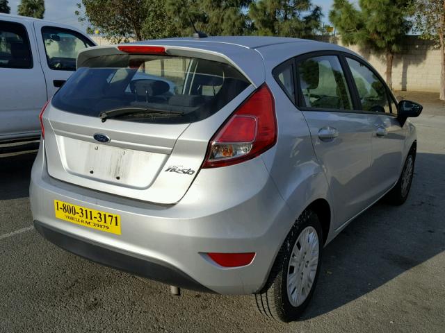 3FADP4TJXGM170078 - 2016 FORD FIESTA S SILVER photo 4