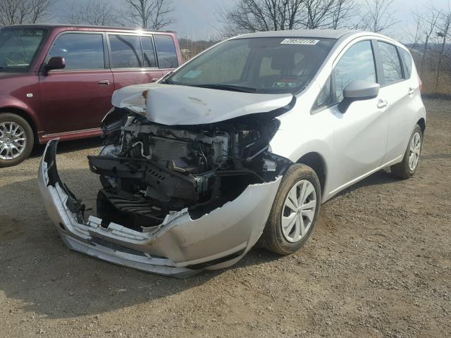 3N1CE2CP0JL355325 - 2018 NISSAN VERSA NOTE SILVER photo 2