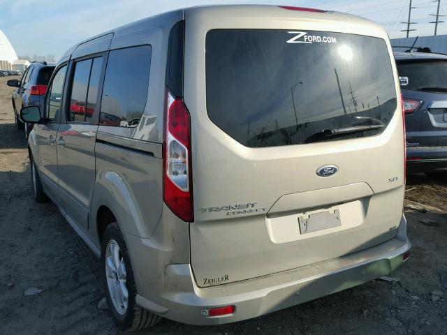 NM0GE9F73F1196847 - 2015 FORD TRANSIT CO GOLD photo 3