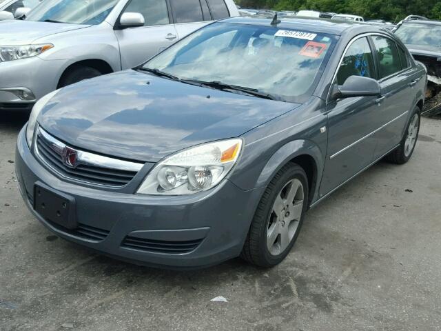 1G8ZS57B98F264097 - 2008 SATURN AURA XE GRAY photo 2