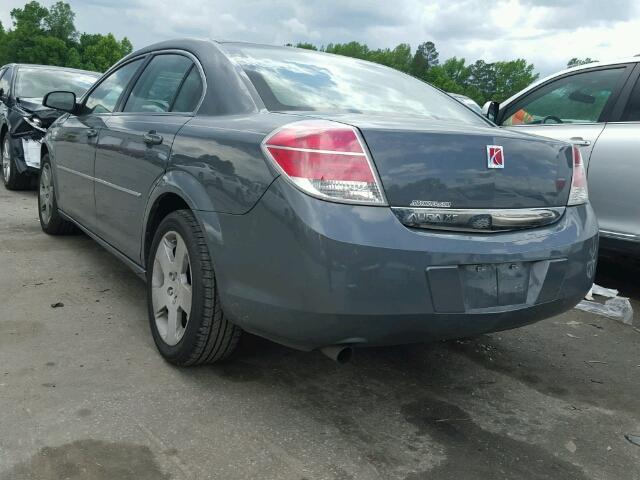 1G8ZS57B98F264097 - 2008 SATURN AURA XE GRAY photo 3