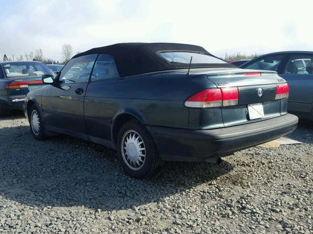 YS3DD78B4S7010389 - 1995 SAAB 900 S GREEN photo 3