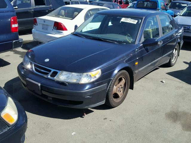 YS3ED48E6X3004198 - 1999 SAAB 9-5 BLUE photo 2