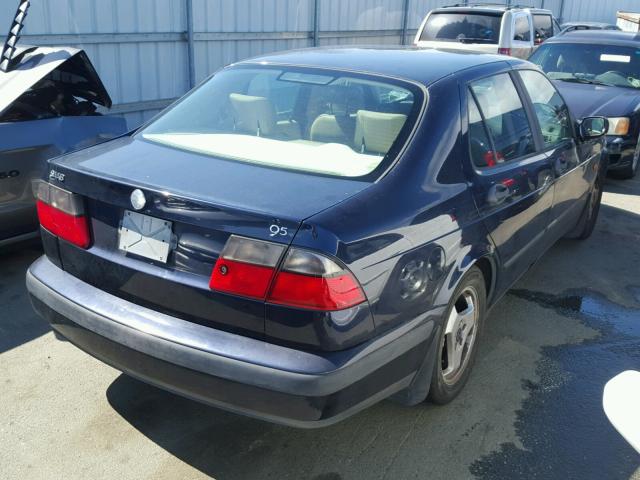 YS3ED48E6X3004198 - 1999 SAAB 9-5 BLUE photo 4