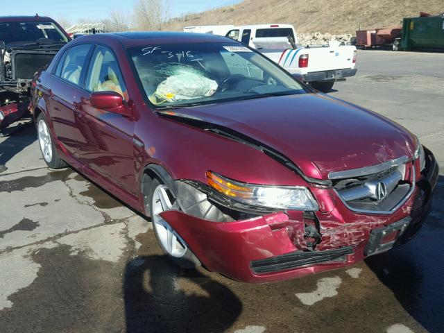 19UUA66284A040953 - 2004 ACURA TL RED photo 1