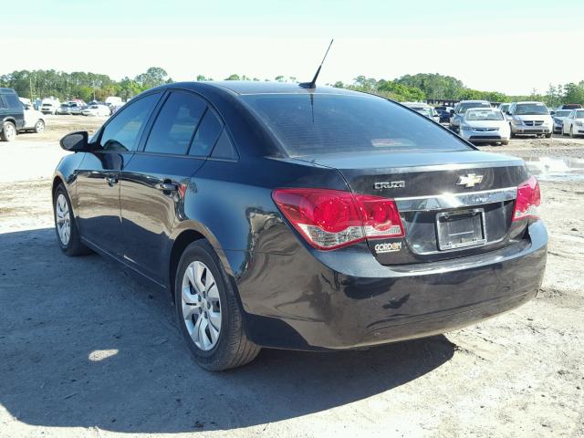 1G1PA5SH2E7360776 - 2014 CHEVROLET CRUZE LS BLACK photo 3