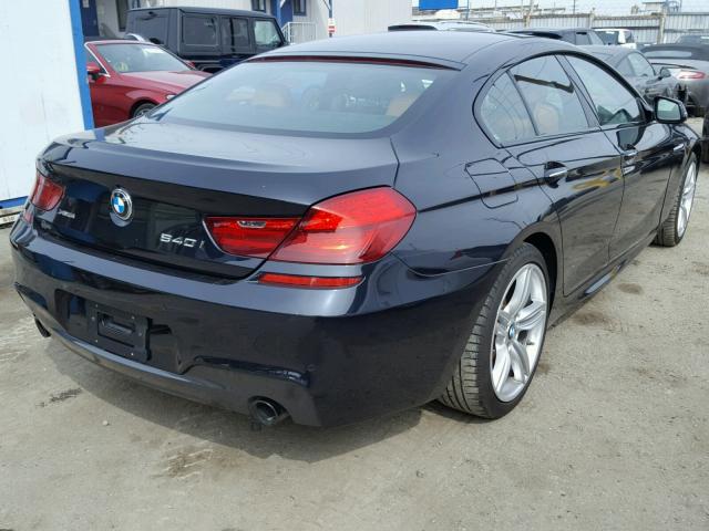 WBA6D2C59GGT66104 - 2016 BMW 640 XI BLUE photo 4