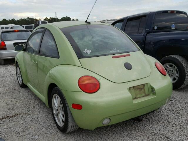 3VWBP21C43M444473 - 2003 VOLKSWAGEN NEW BEETLE 绿色 照片 3