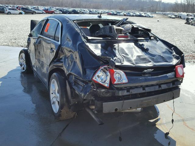 1G1ZB5E17BF156352 - 2011 CHEVROLET MALIBU LS შავი ფოტო 3
