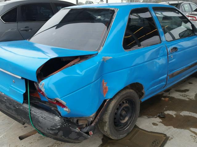 1N4EB32A3NC783883 - 1992 NISSAN SENTRA BLUE photo 9