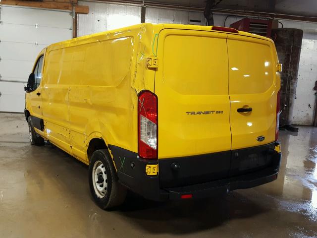 1FTYR2ZM9GKA86949 - 2016 FORD TRANSIT T- YELLOW photo 3