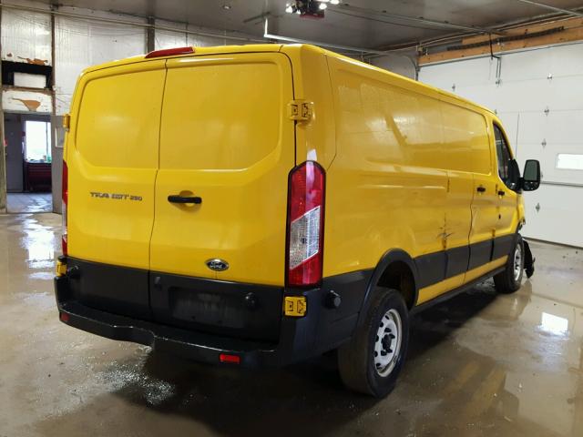 1FTYR2ZM9GKA86949 - 2016 FORD TRANSIT T- YELLOW photo 4