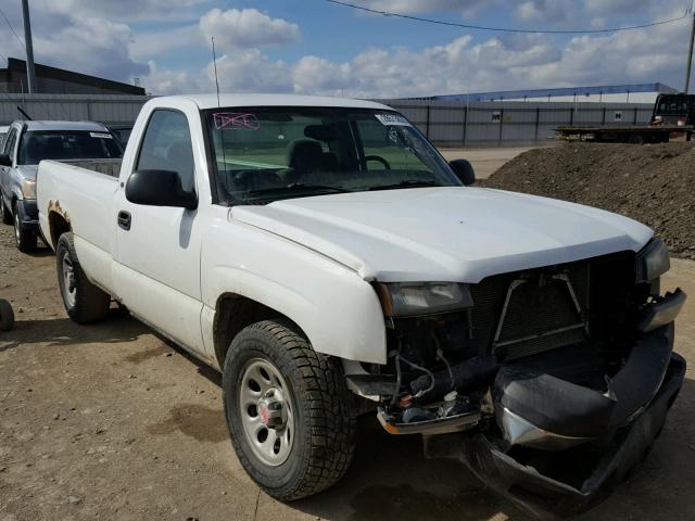 1GCEC14X05Z315913 - 2005 CHEVROLET SILVERADO WHITE photo 1