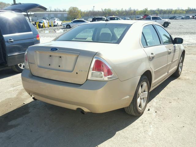 3FAHP07127R173709 - 2007 FORD FUSION SE TAN photo 4