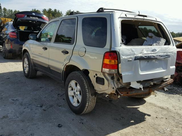 1FMYU93175KE22175 - 2005 FORD ESCAPE XLT GRAY photo 3