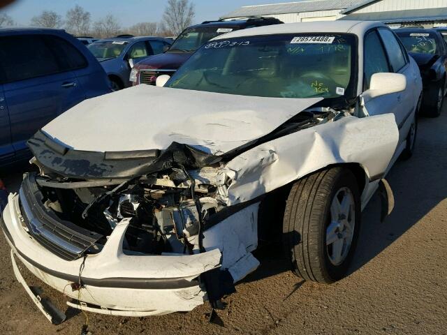 2G1WH52K939299778 - 2003 CHEVROLET IMPALA LS WHITE photo 2