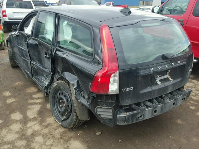 YV1MW382092484867 - 2009 VOLVO V50 2.4I BLACK photo 3