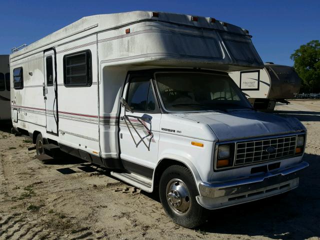 1FDKE30GXKHA58674 - 1989 FORD ECONOLINE WHITE photo 1