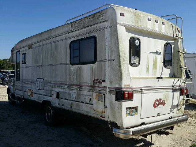 1FDKE30GXKHA58674 - 1989 FORD ECONOLINE WHITE photo 3