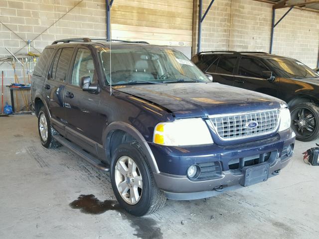 1FMZU73K23ZA46443 - 2003 FORD EXPLORER X BLUE photo 1