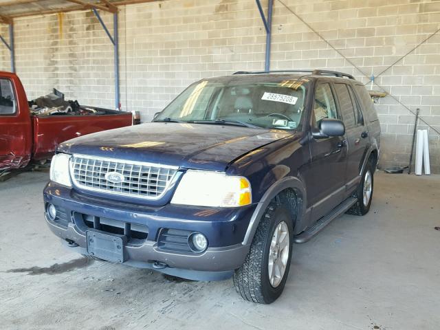 1FMZU73K23ZA46443 - 2003 FORD EXPLORER X BLUE photo 2