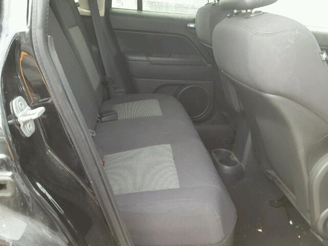 1J4FT47B29D110774 - 2009 JEEP COMPASS SP BLACK photo 6