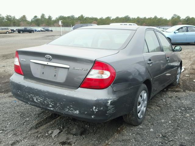 4T1BE32K13U717963 - 2003 TOYOTA CAMRY LE GRAY photo 4